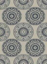 Dynamic Rugs PIAZZA 6497-5501 Beige and Blue
